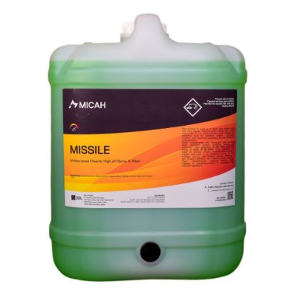 Picture of Micah Missile Multi-Purpose High PH Cleaner Spray & Wipe - Bulk 20L