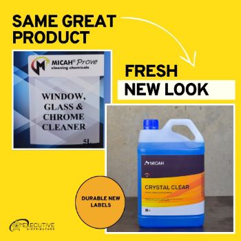 Picture of Micah Crystal Clear Window, Glass & Chrome Cleaner - 5L