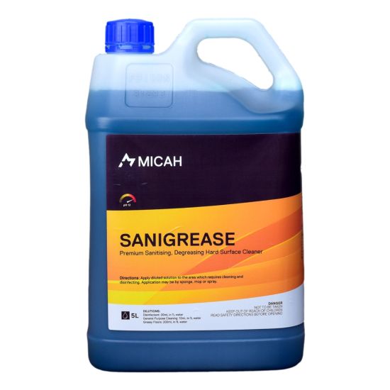 Picture of Micah Sani Degrease Premium Sanitising Degreasing Hard Surface Cleaner -  5L