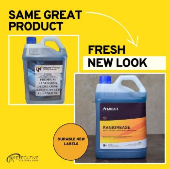 Picture of Micah Sani Degrease Premium Sanitising Degreasing Hard Surface Cleaner -  5L