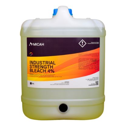 Picture of Micah Industrial Strength Bleach 4% - Bulk 20L 