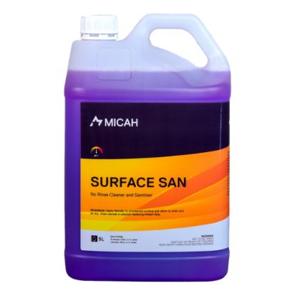 Picture of Micah Surface San No Rinse Food Grade Cleaner and Sanitiser - 5L