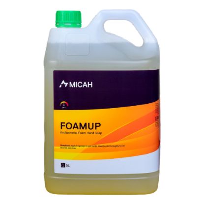 Picture of Micah Foam Up Antibacterial Foam Soap - Clear 5L