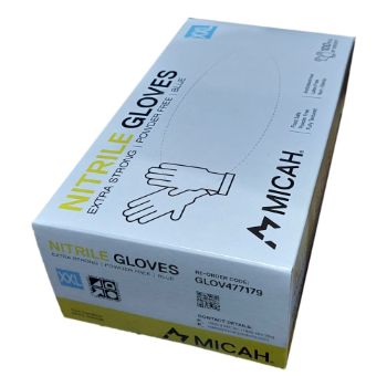 Picture of Gloves Nitrile, Powder Free Examination Grade Extra Strong OVERSIZE Blue – Micah