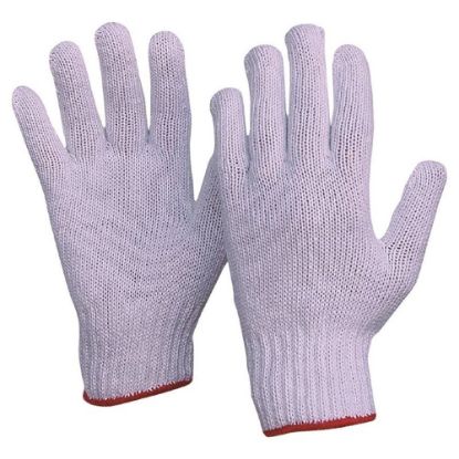 Picture of Glove - Knitted Poly/Cotton-bleached LADIES