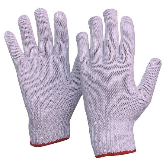 Picture of Glove - Knitted Poly/Cotton-bleached LADIES