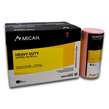 Picture of Heavy Duty Wipes On A Roll - 90 Sheets Per Roll - Micah